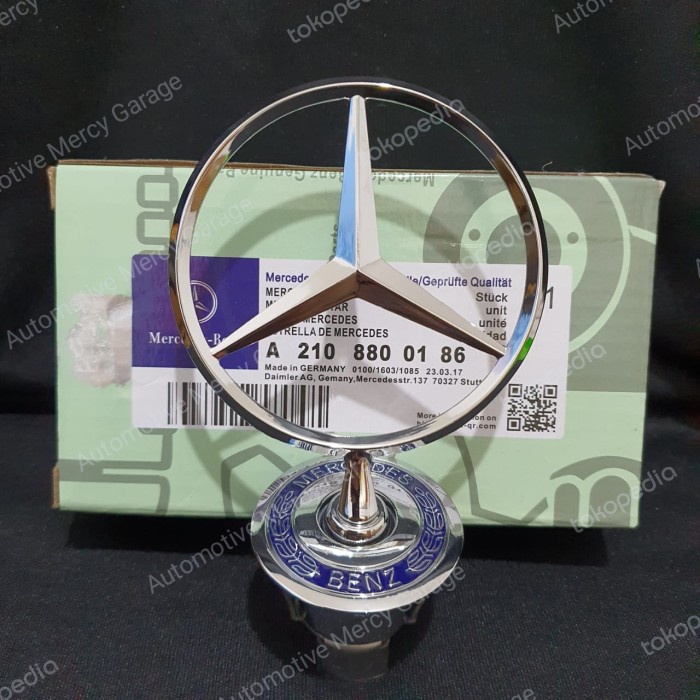 Jual Logo Bintang Kap Mesin W W W W W Emblem Mercedes