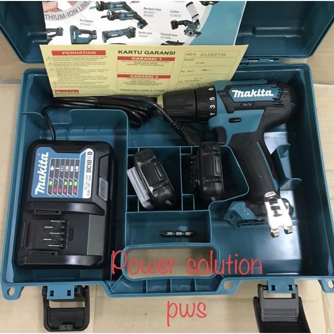 Jual Mesin Bor Baterai Cordless Drill Makita DF 333 D DF333D Shopee