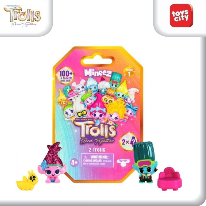 Jual New Dreamworks Trolls Band Together Mineez Figure 2 Pack Random