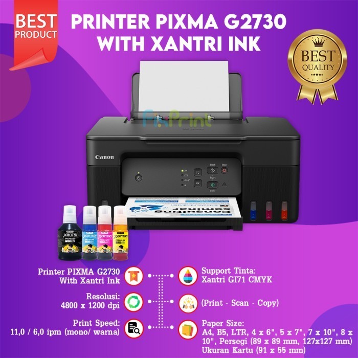 Jual Printer Canon Pixma G G New All In One Infus Bh Dan Ch