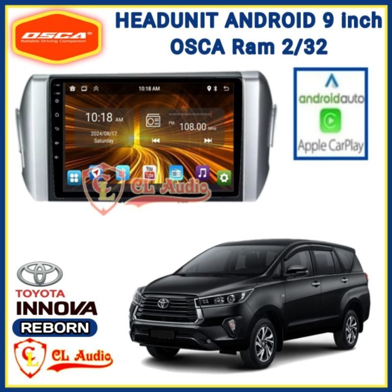 Jual Head Unit Android OSCA 9 Inch Toyota Innova Reborn Ram 2 32 GB