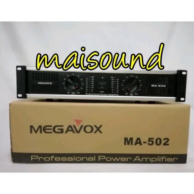 Jual Trend Power Amplifier Megavox Ma 502 Power Ampli Megabox Ma502