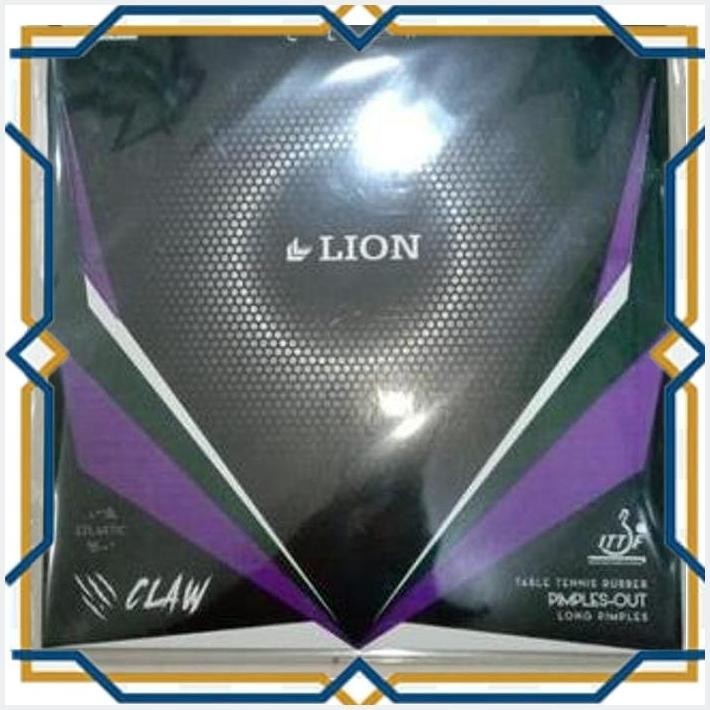 Jual Acr Lion Claw Long Pimple Ox Black Rubber Karet Ping Pong