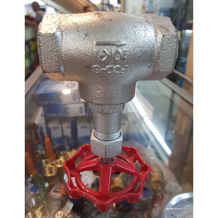 Jual Globe Valve 1 Kitz Ductile Iron 10K Threaded Stop Kran Steam