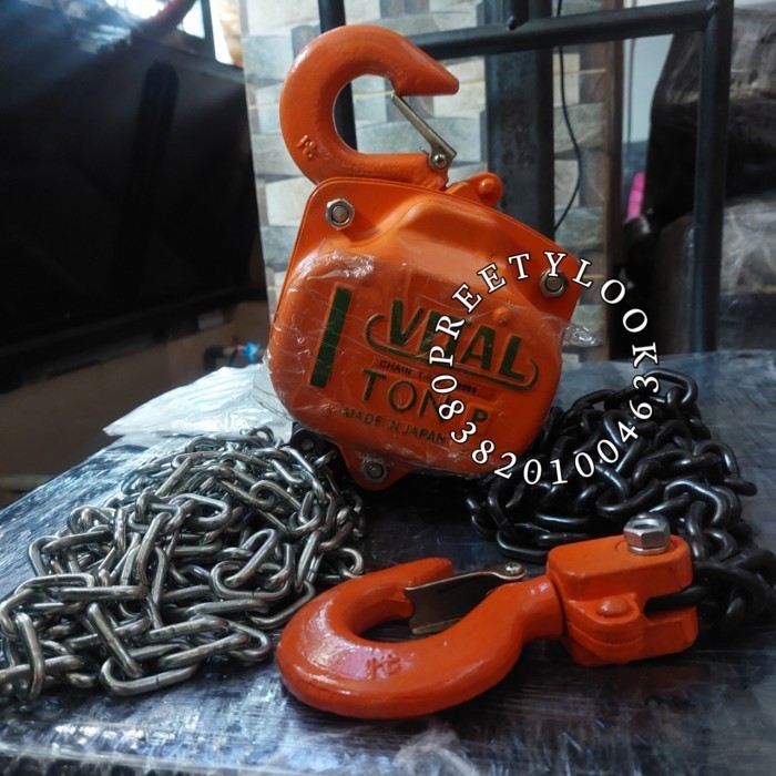 Jual Chain Block Vital Ton Meter Takel Manual Chainblok Kg