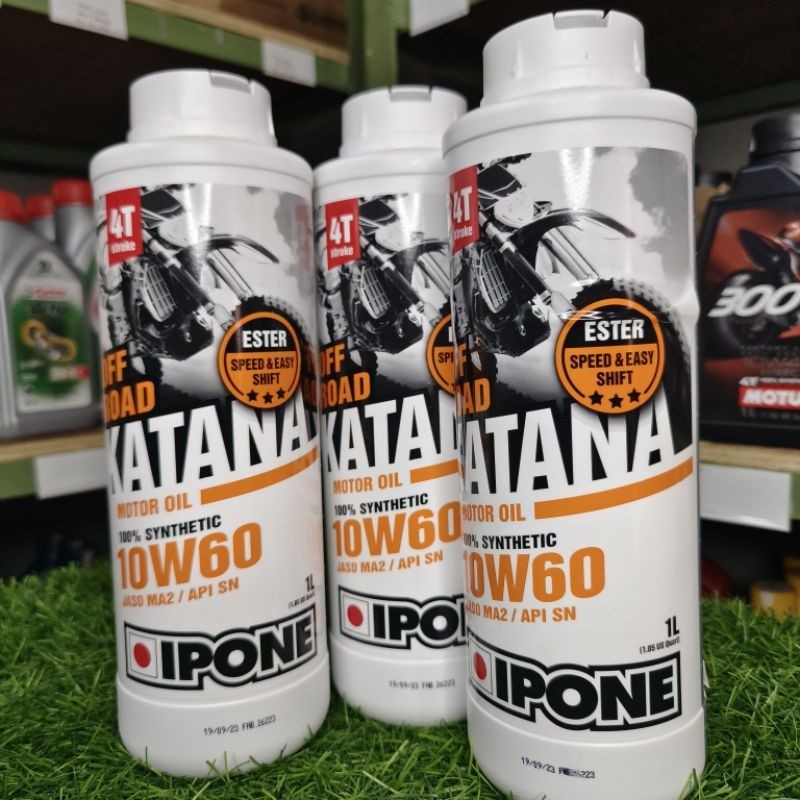 Jual OLI IPONE KATANA OFF ROAD 10W60 1 LITER 100 ORIGINAL Shopee