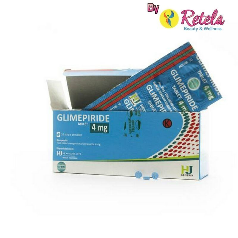 Jual Glimepiride 4 MG 1 Box 100 Tablet Gen Dexa Shopee Indonesia