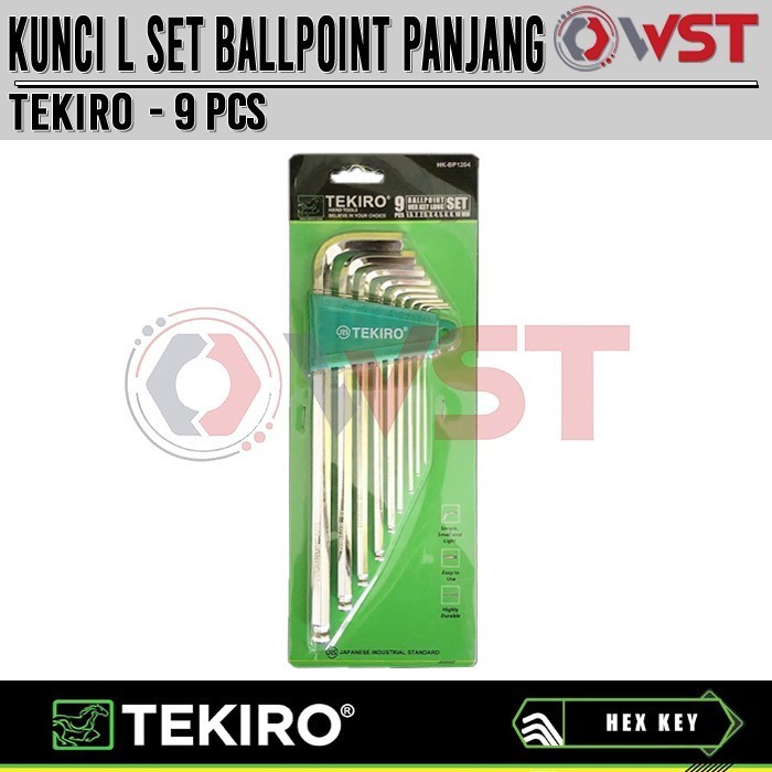 Jual Tekiro Kunci L Set Ballpoint Pcs Panjang Mm Shopee