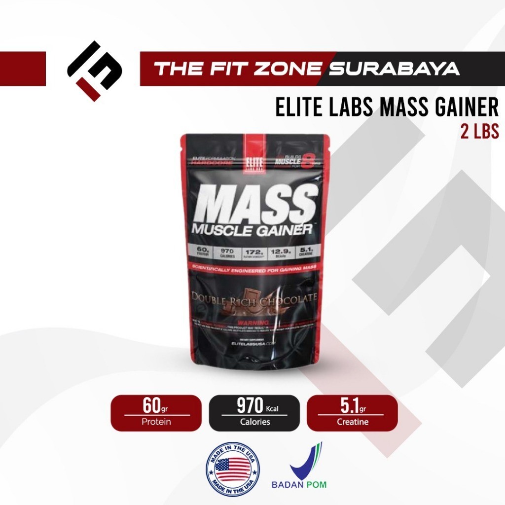 Jual Elitelabs Mass Muscle Gainer Lbs Weight Gainer Elite Labs Gainer