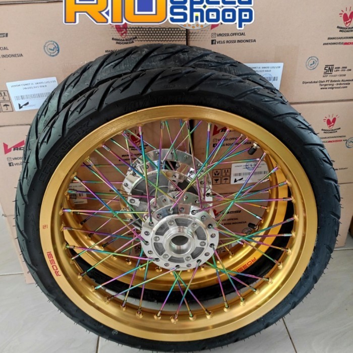 Jual Velg Jari Jari Tiger Revo Ring Tapak Lebar Set Plus Ban