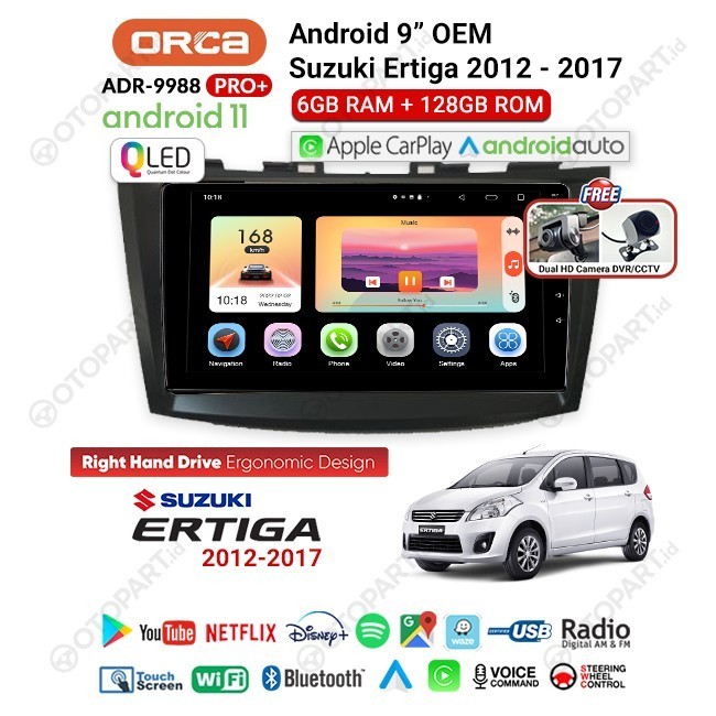 Jual Jual Head Unit Android Ertiga Swift 2012 2017 Orca ADR 9988 Pro