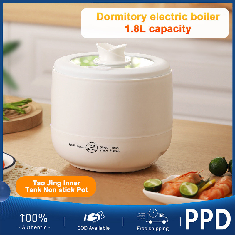Jual 1 8L Mini Rice Cooker Dormitory Electric Hot Pot Cook Rice Soup