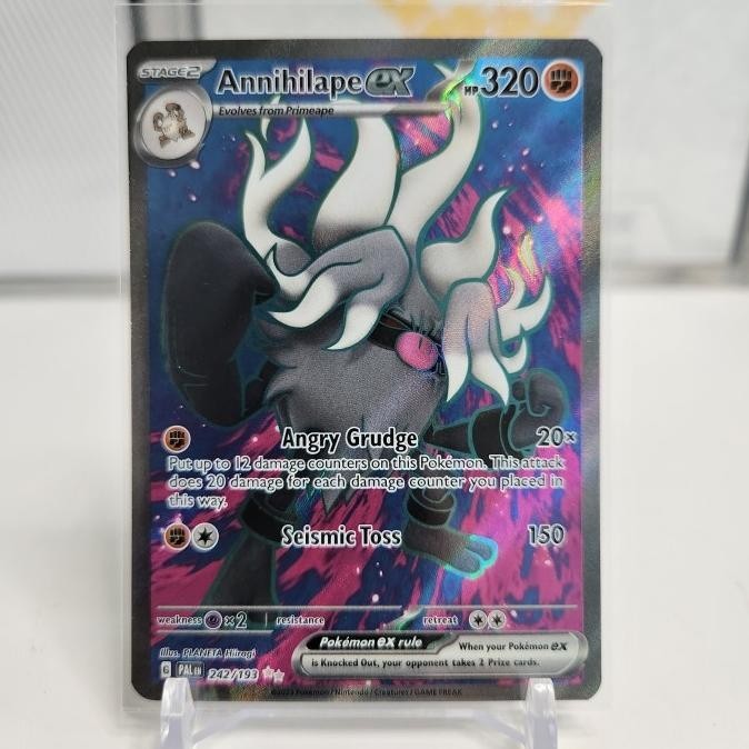 Jual ANNIHILAPE Ex 242 Full Art Paldea Evolved Pokemon TCG English