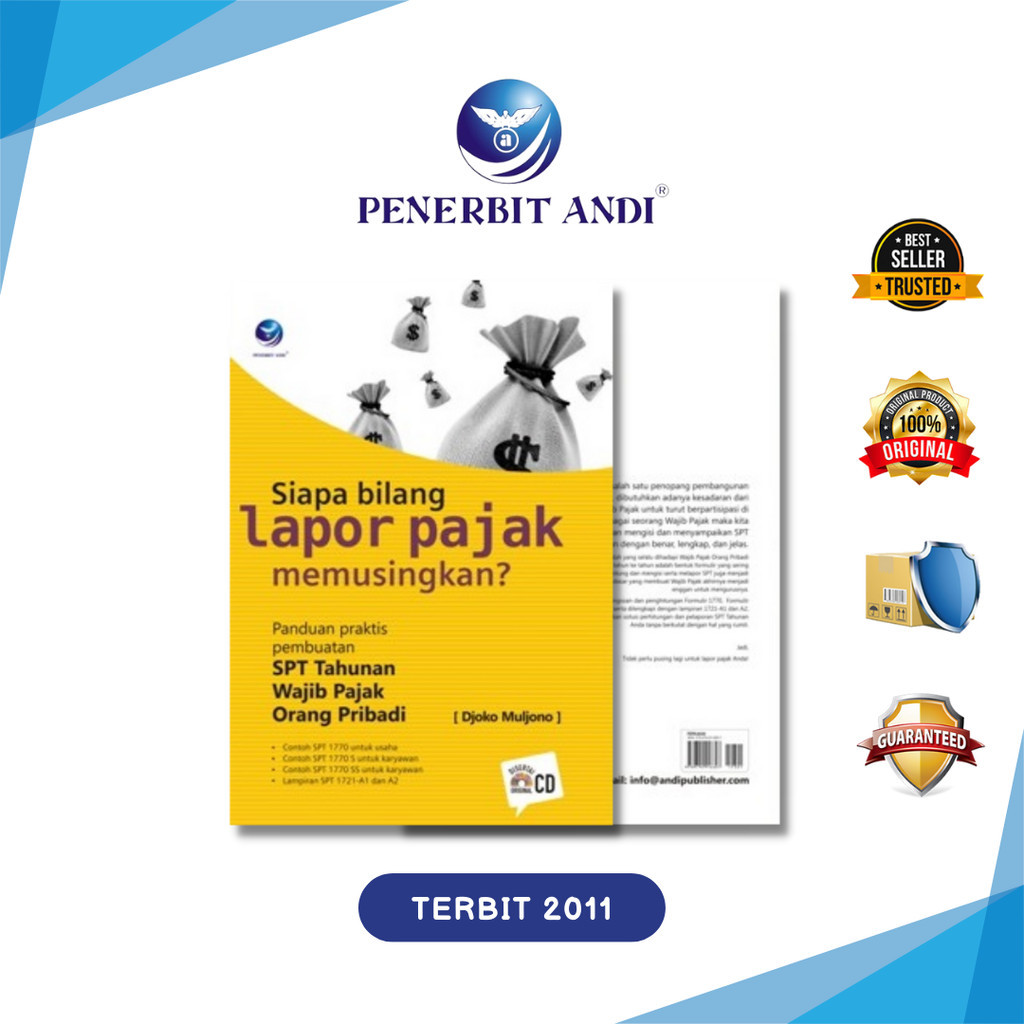 Jual Penerbit Andi Buku Siapa Bilang Lapor Pajak Memusingkan