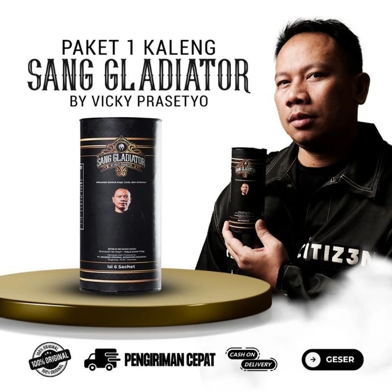 Jual Kopi Vicky Prasetyo Kopi Sang Gladiator Coffee Original Bpom