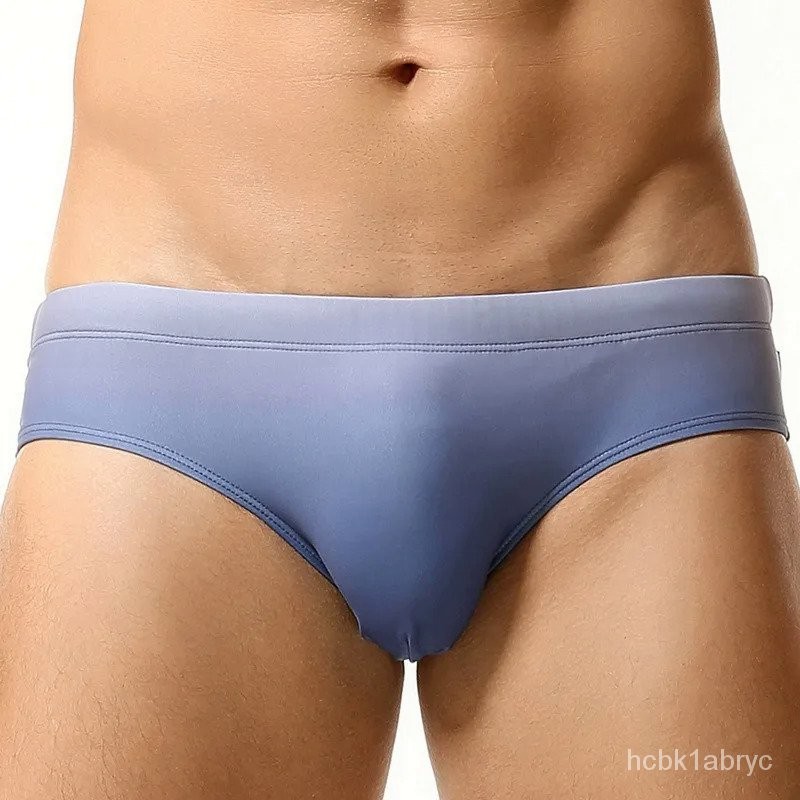 Jual Sexy Tight Fitting Men Swimwear Bikini Gay Sport Shorts Swimsuit