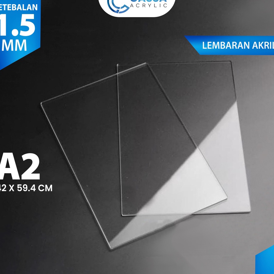 Jual Evl Cassaakrilik Lembaran A Mm Acrylic Sheet Akrilik