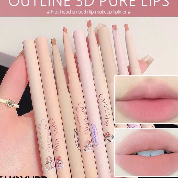 Jual Sfr Codcappuvini Lip Liner Pencil Matte Lipstick Nude Color