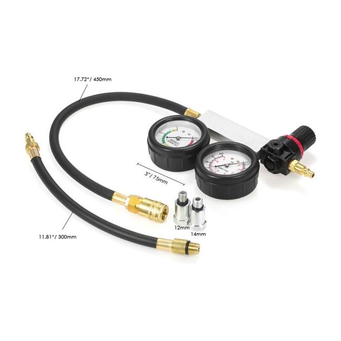 Jual Auto Cylinder Leak Tester Compression Leakage Detector Kit Set