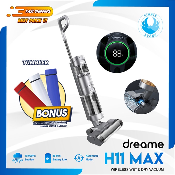 Jual Dreame H Max Wet And Dry Vacuum Cleaner Floor Wash Garansi