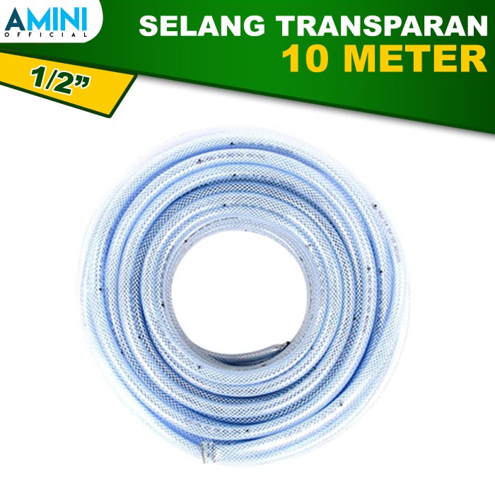 Jual Selang Air Transparan Inch Meter Selang Pvc Serat Benang