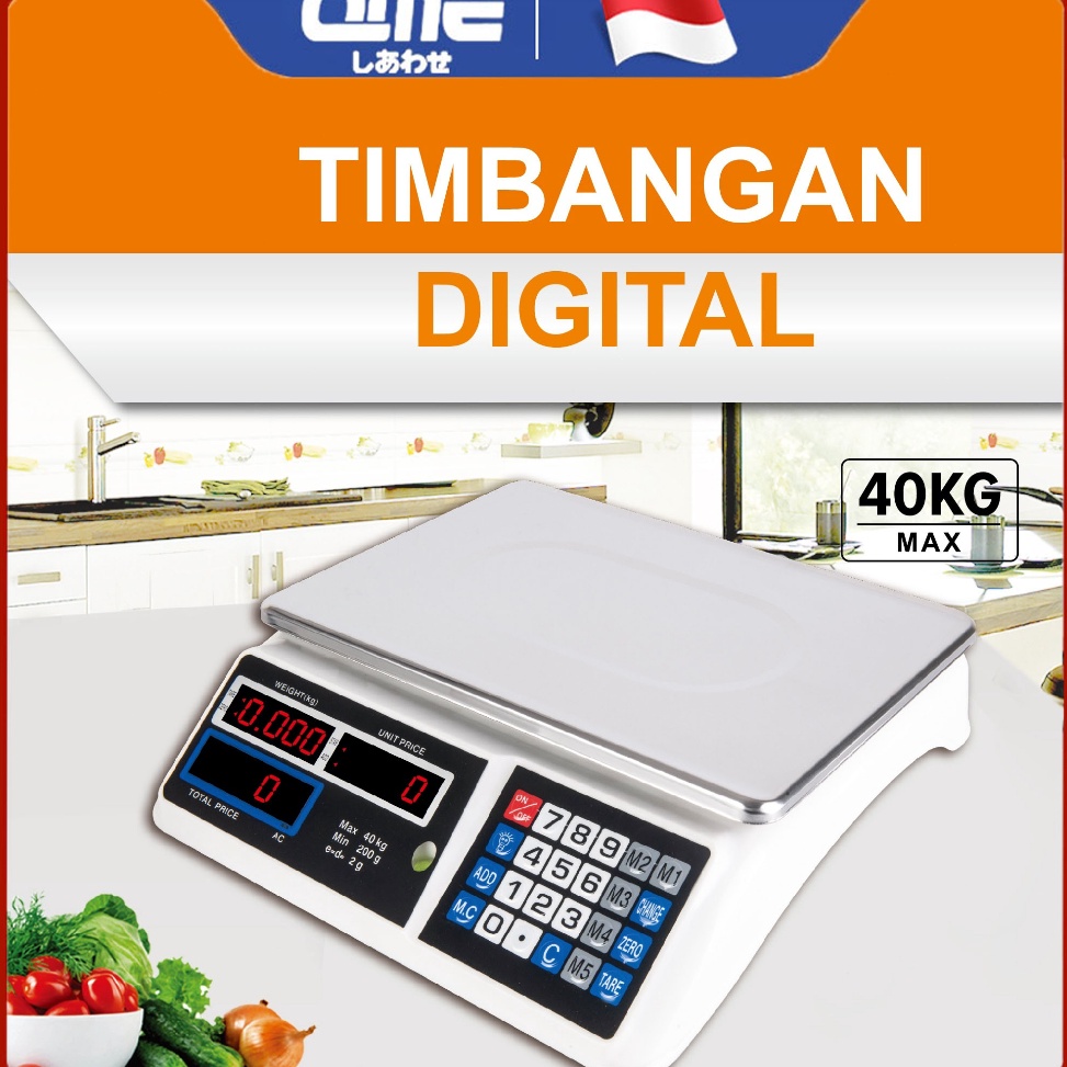 Jual Murah QME Timbangan Buah Digital 40kg Digital Computing Scale