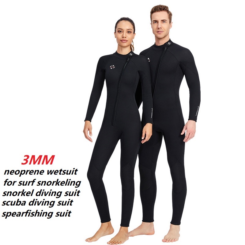 Jual Dive Sail Mm Neoprene Wetsuit Scuba Diving Suit Front Zipper One