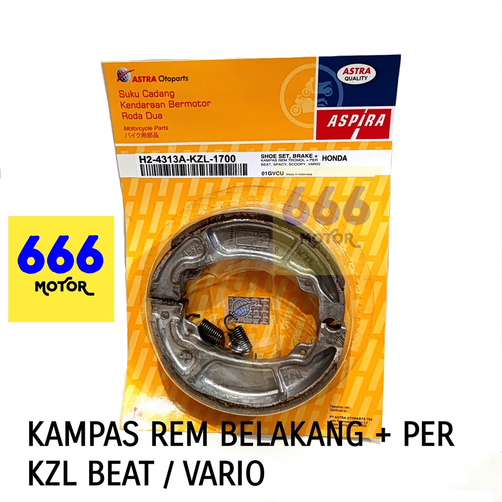 Jual Kampas Rem Belakang Per Vario H A Kzl Beat