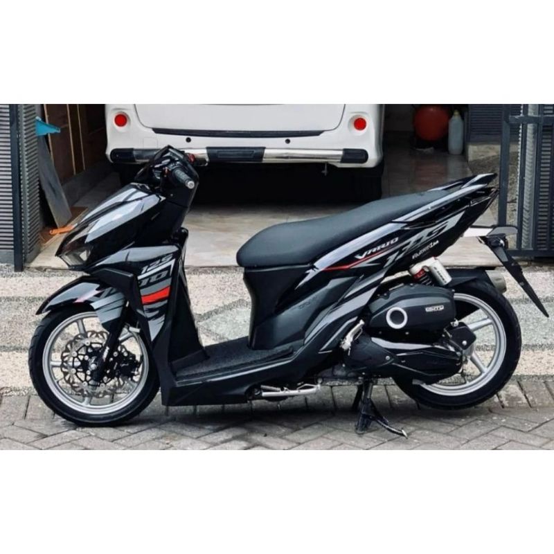 Jual STIKER STRIPING COSTUM VARIO LED NEW 125 150 TRANSPARAN DESIGN