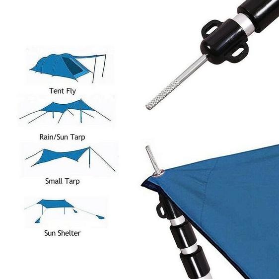 Jual Tiang Teleskopik Kanopi Flysheet Awning 230 Cm Tenda Camping