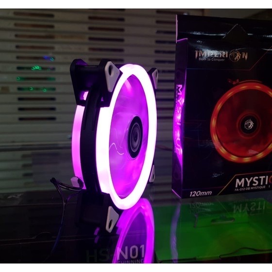 Jual Fan Casing 12cm Imperion MYSTIQUE With LED Auto RGB Gaming