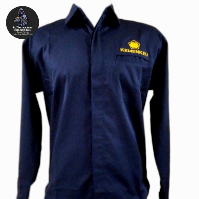 Jual Baju Seragam Kemeja Kemenkeu Kementrian Keuangan Putih Panjang