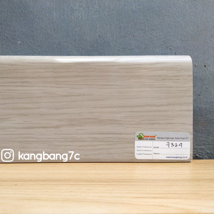 Jual LIST PLANK PVC 6CM PLINT PVC SKIRTING LANTAI Shopee Indonesia