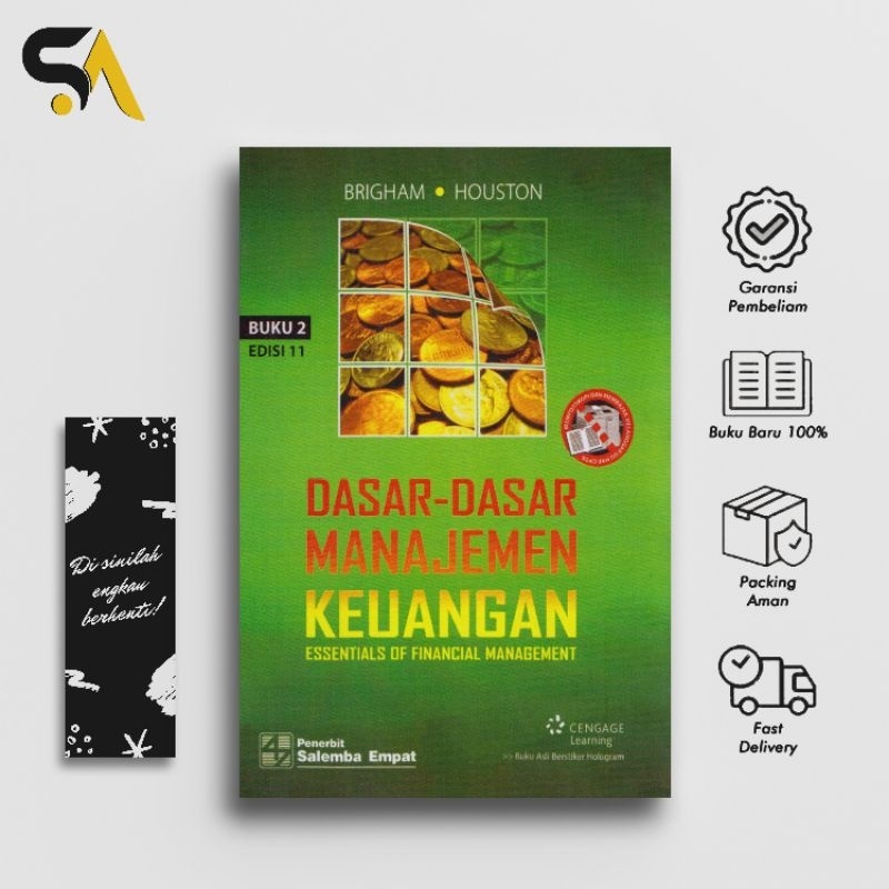 Jual Dasar Dasar Manajemen Keuangan Buku Edisi Penulis Brigham