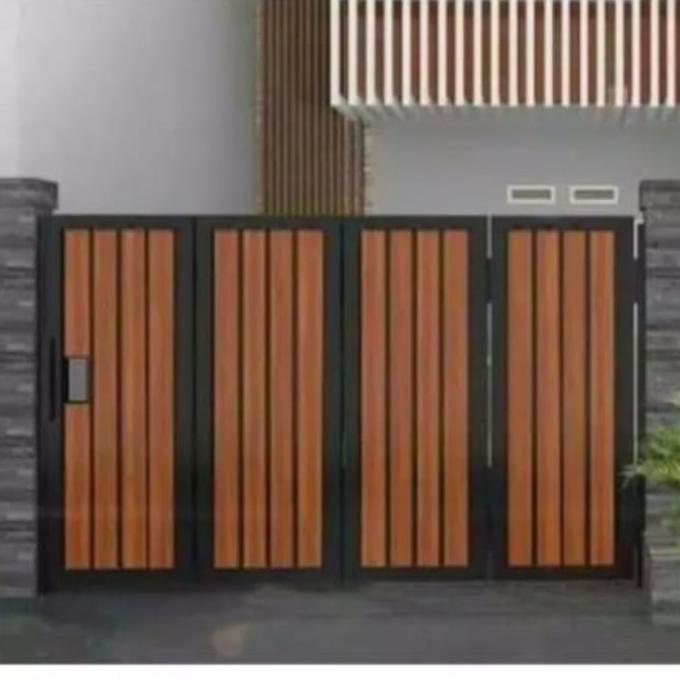 Jual Pagar Rumah Motif Kayu GRC Woodplank Shopee Indonesia