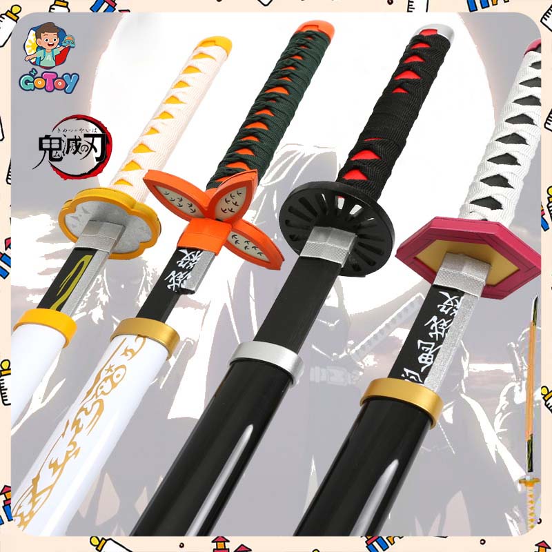 Jual Mainan Samurai Katana Demon Slayer Pedang Mainan Kayu Nichirin