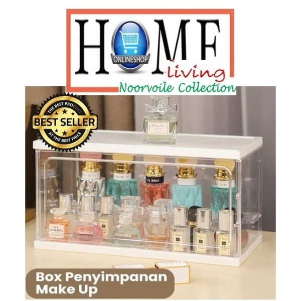 Jual Rak Acrylic Kotak Penyimpanan Parfum Makeup Shopee Indonesia