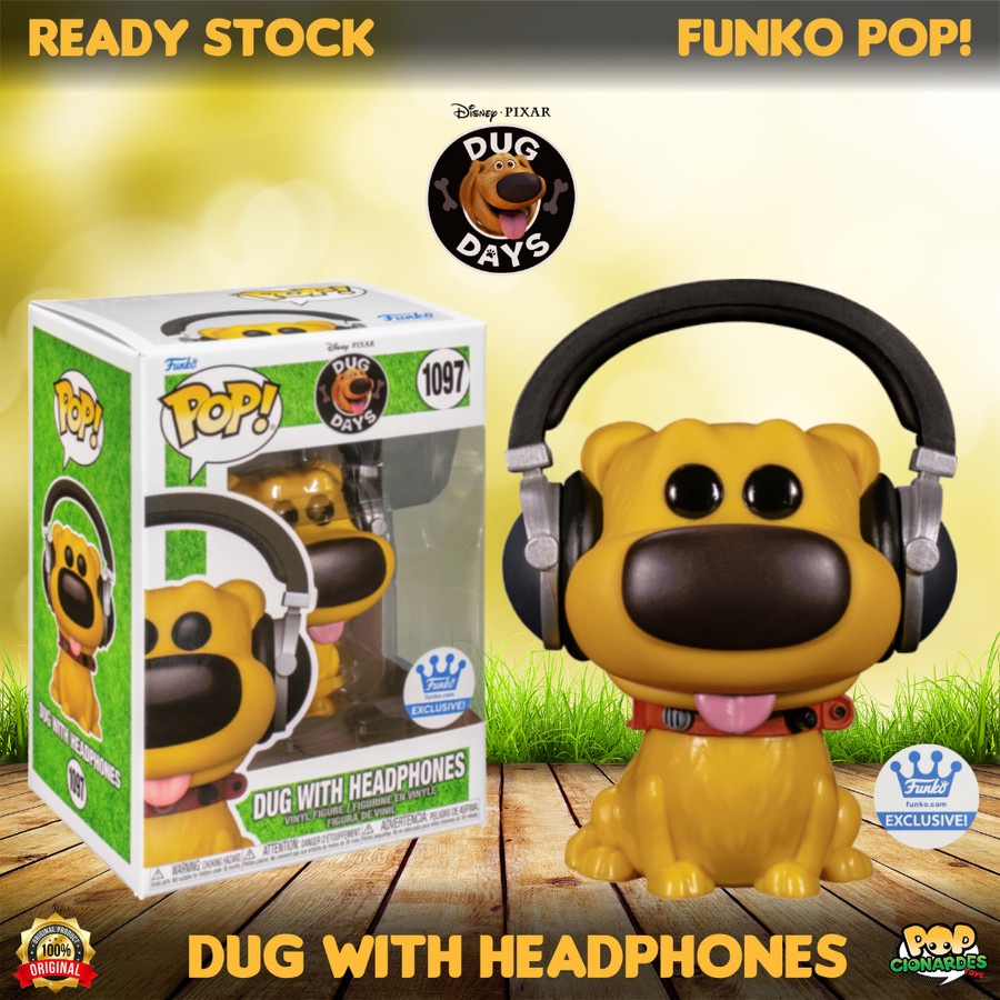 Jual Funko Pop Disney Pixar Dug Days Dug With Headphones Funko