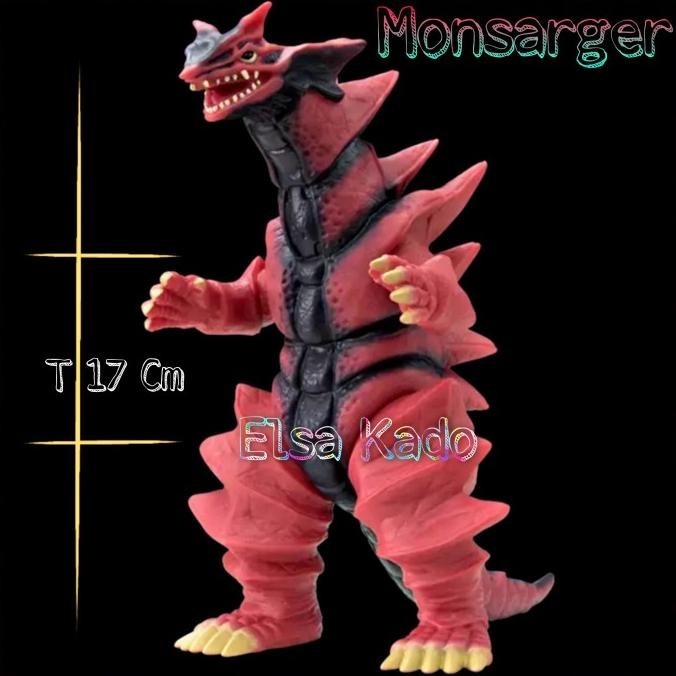 Jual Mainan Monster Ultraman Monsarger Kaiju Series Godzilla Action