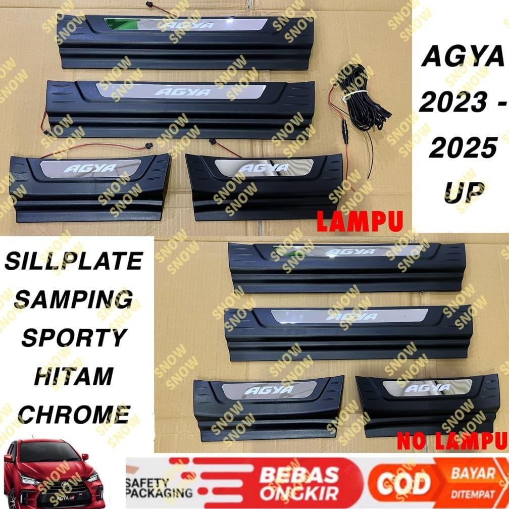 Jual SILLPLATE SAMPING AGYA GR SPORT 2023 2024 2025 2026 UP SPORTY