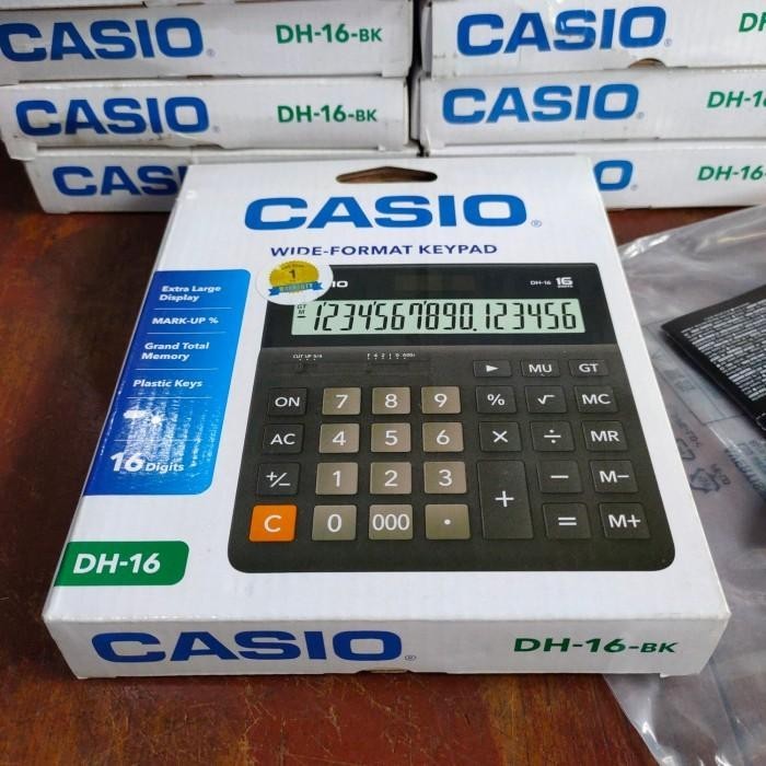 Jual Kalkulator Casio 16 Digit Dh 16 Kalkulator Casio Besar Shopee