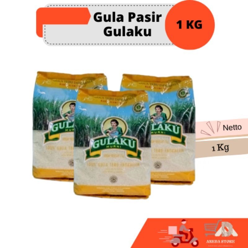 Jual Gula Pasir Gulaku 1 Kg Shopee Indonesia