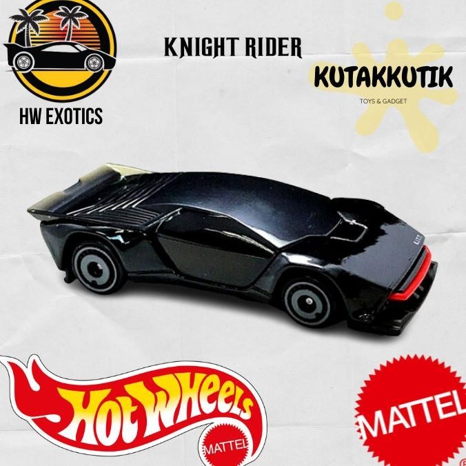 Jual Hot Wheels Knight Rider HW KITT Concept Hitam K 2022 HW Exotics