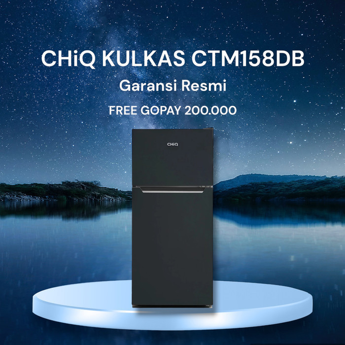 Jual Chiq Kulkas Lemari Es Pintu Ctm Db L Shopee Indonesia