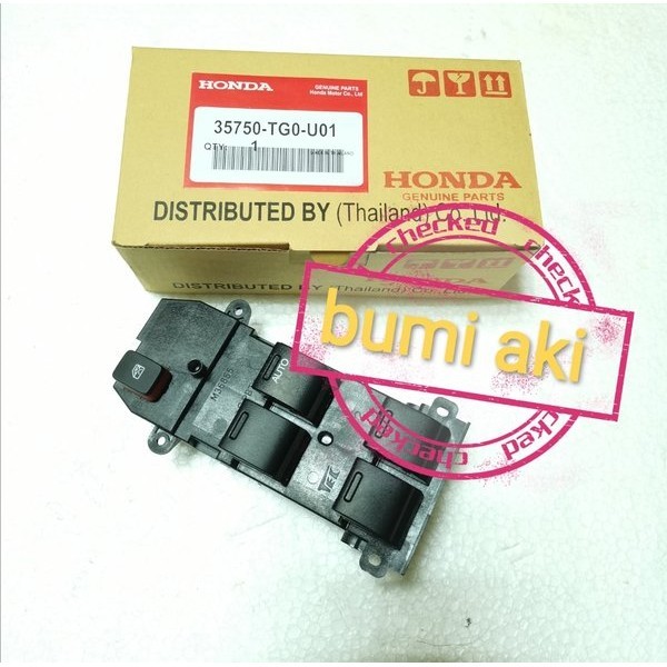 Jual Saklar Power Window Switch Master Power Window Bagian Kanan Rh