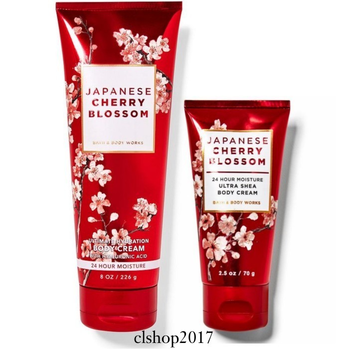 Jual Bath Body Works Bbw Japanese Cherry Blossom Body Cream 70 G 226 G Shopee Indonesia