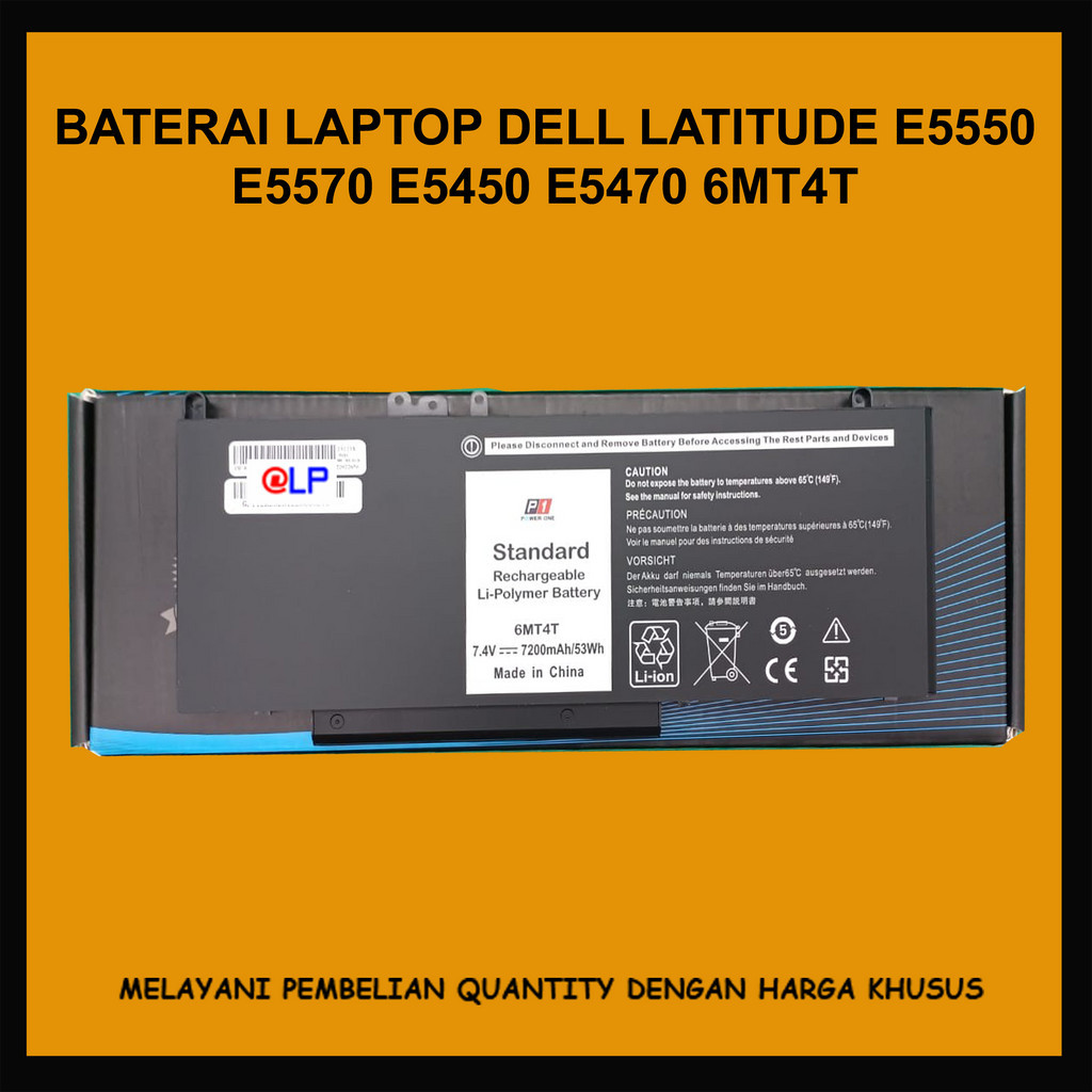 Jual Baterai Dell Latitude 6MT4T E5550 E5570 E5450 E5470 Shopee Indonesia