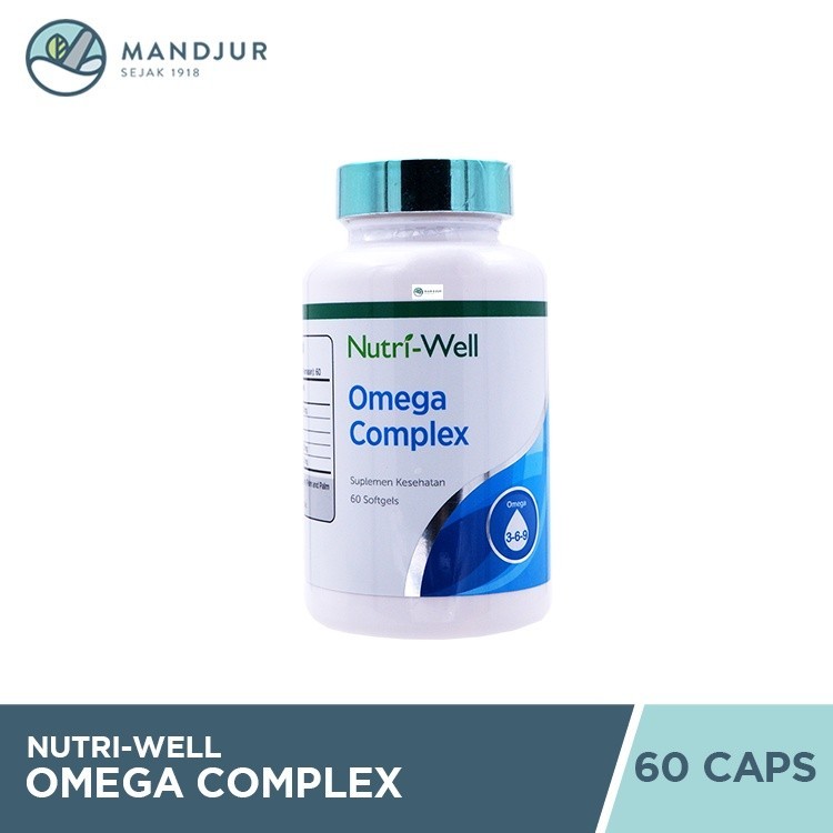 Jual Nutriwell Omega Complex Kapsul Vitamin Omega Dan