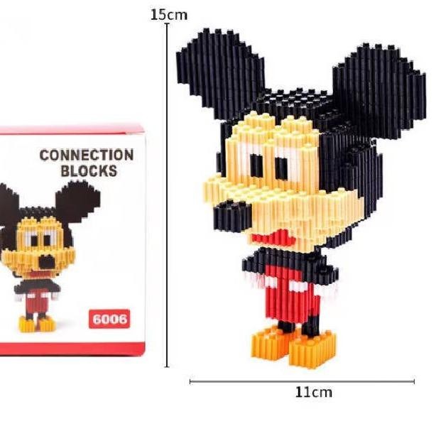 Jual Get New Smy Nano Blocks Mickey Minnie D Model Mainan Blok