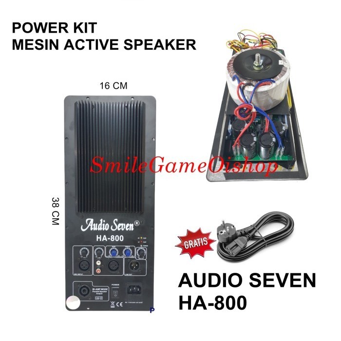 Jual Power Kit Mesin Aktif Speaker Audioseven Ha 800 1000Watt